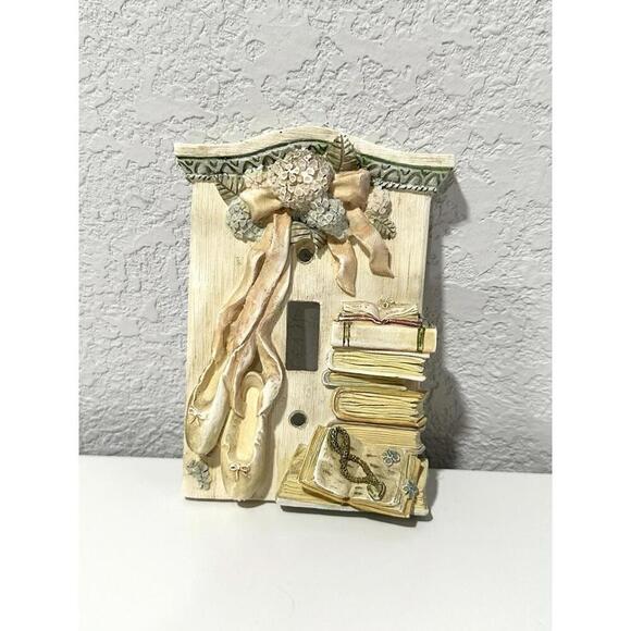 Other - FIGI Ballet Light Switch 3D Plate Slippers Books Hand Painted 1997 Dance